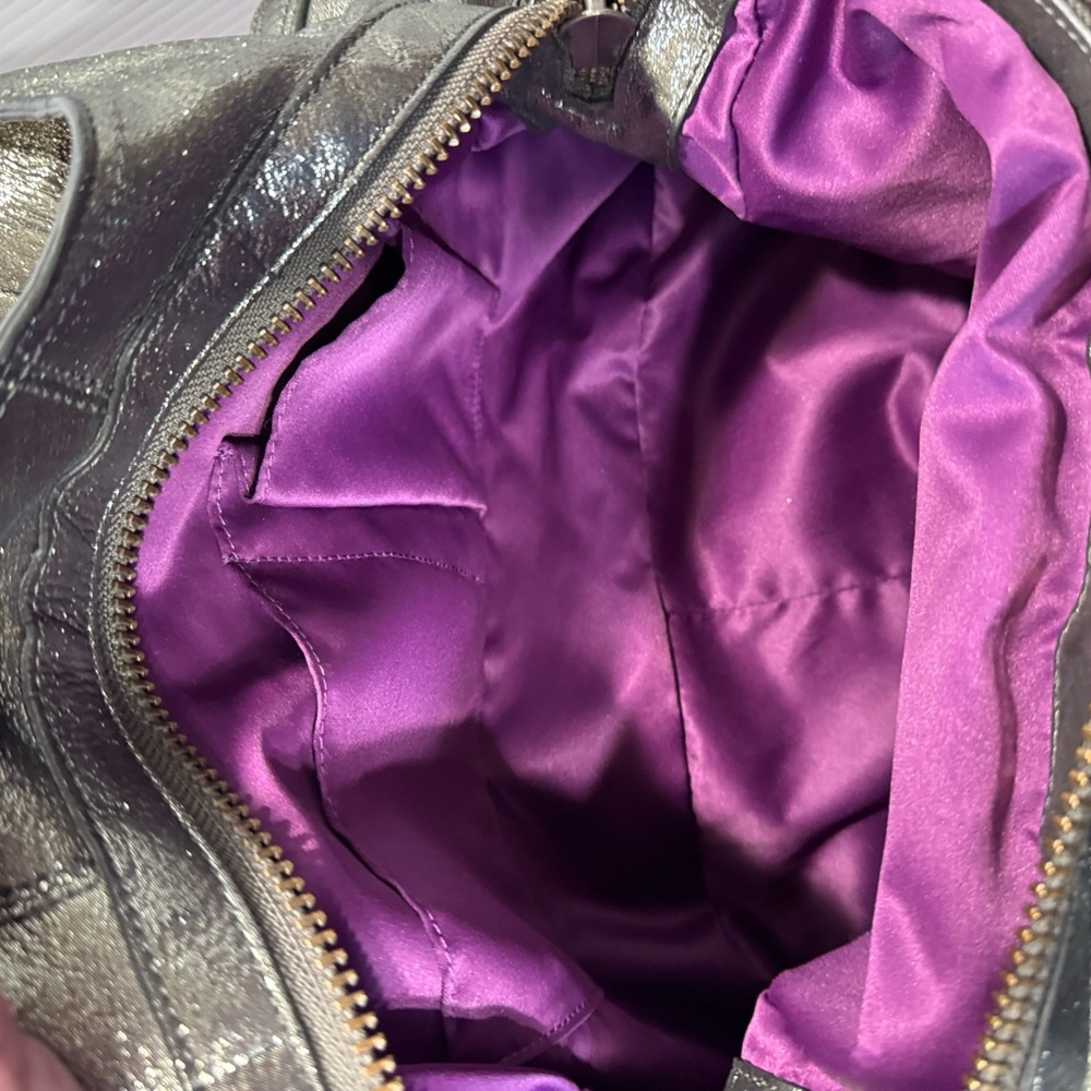 Rare Coach Metallic Leather Annie Bag - Picture 12 of 15